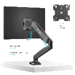 Кронштейн (держатель) ONKRON G80 для монитора 13'-32' дюймов настольный, черный, фото26