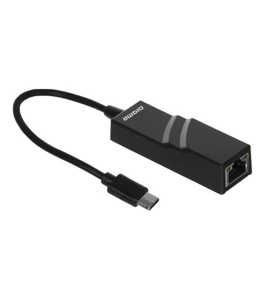 Сетевой адаптер Ethernet Digma D-USBC-LAN100 USB Type-C