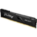 Оперативная память Kingston Fury Beast, DDR4, 16GB (1x16GB), 3200MHz, CL16, DIMM, с радиатором, черный, фото7