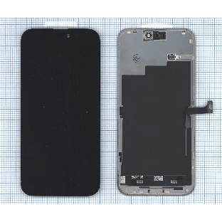 Дисплей (модуль) для Apple iPhone 15 Pro Max в сборе с тачскрином, черный (OR)
