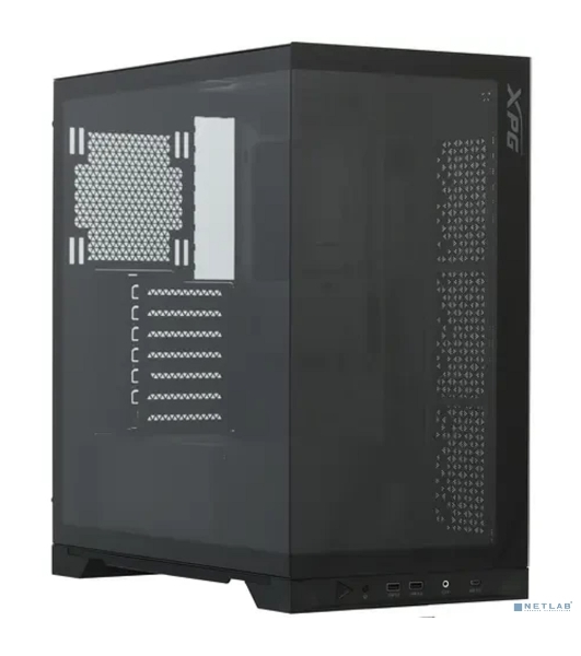 Компьютерный корпус XPG INVADER X черный (INVADERXMTWOF-BKCWW) Mid-Tower, Micro-ATX, Mini-ITX, Standard-ATX, USB 3.2 Gen2 Type-A, USB 3.2 Gen2 Type-C