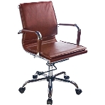 Кресло Бюрократ CH-993-Low/Brown коричневый, экокожа, фото22