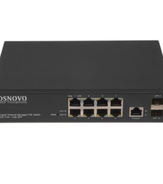 Коммутатор Osnovo SW-80802/L(150W) 8G 2SFP 8PoE+ 150W управляемый