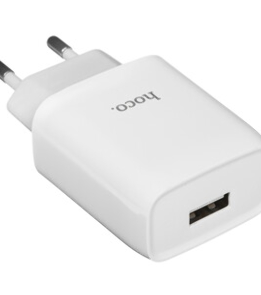 Сетевое зарядное устройство 1 USB/HOCO HC-12899 C72A/Выход: 10.5W/белый