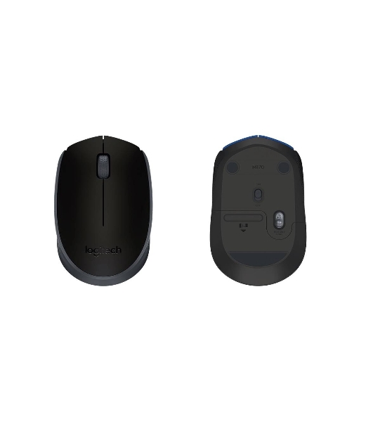 Мышь беспроводная Logitech M171 черный/серый, 1000 dpi, радиоканал, USB, кнопки - 3