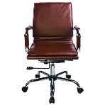 Кресло Бюрократ CH-993-Low/Brown коричневый, экокожа, фото21