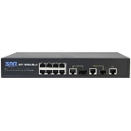 Коммутатор SNR Управляемый коммутатор уровня 2+, 8 портов 1/2.5/5/10GBASE-T, 4 порта 1/10G SFP+ встроенный БП ~220V AC, фото 1