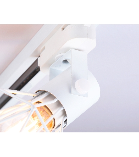 Трековый однофазный светильник Ambrella light GL5001 WH белый E27 max 40W D92*163