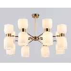 Люстра Ambrella light LH56095/16 BS/FR латунь/белый матовый E14*16 max 40W D860*510, фото7