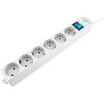 Фильтр-удлинитель PowerCube PRO (SPL(5+1)-16B-P-3M) 3.0 м, LC контур - подавление В/Ч помех, 16А/3,5кВт, фото 1
