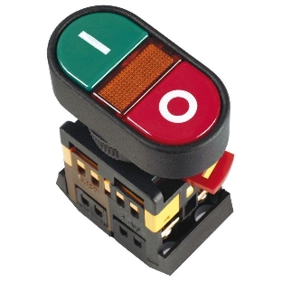Кнопка APBB-22N 'I-0' 1з+1р IEK BBD10-APBB-K51