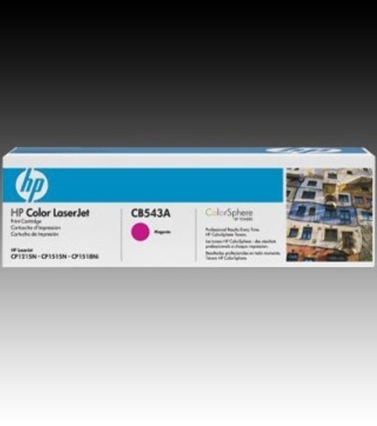 Картридж лазерный HP CB543A пурпурный LJ P1215/1515 (1400стр.)