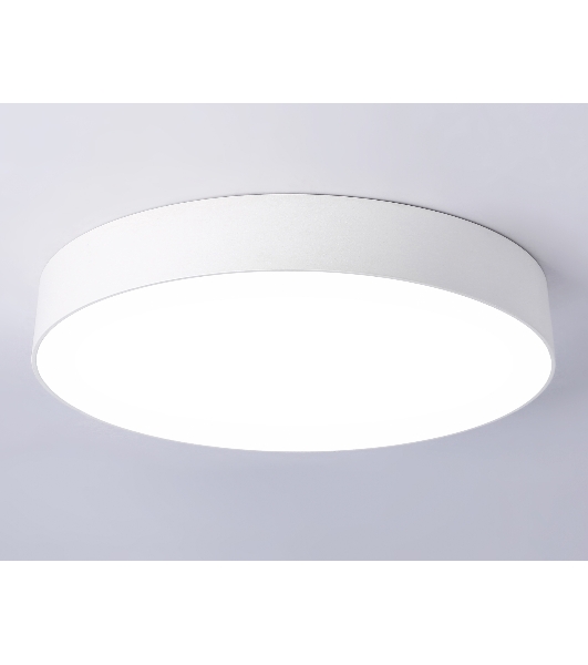 Потолочный светодиодный светильник Ambrella light FV5532 WH белый LED 60W 4200K D500*58 (Без ПДУ)