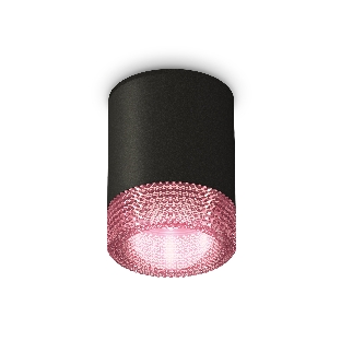 Светильник Ambrella Light XS6302042 SBK/PI черный песок/розовый MR16 GU5.3 (C6302, N6152)