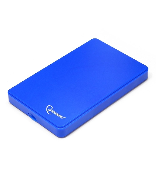 Контейнер для HDD Gembird EE2-U2S-40P-B Внешний корпус 2.5' EE2-U2S-40P-B, синий, USB 2.0, SATA, пластик