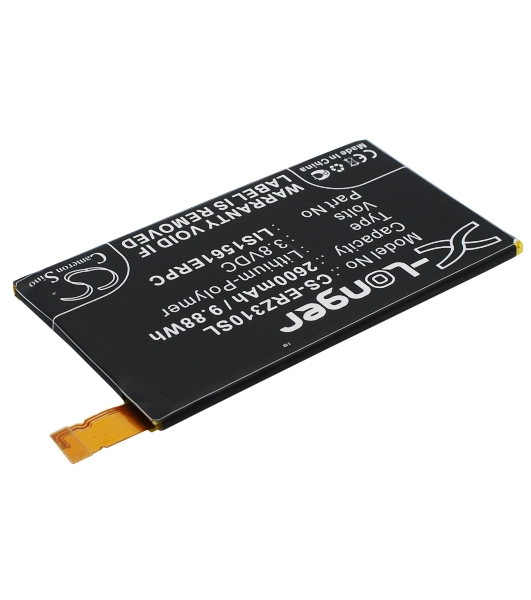 Аккумулятор CameronSino CS-ERZ310SL LIS1561ERPC для Sony Xperia Z3 Compact D5803 LTE 3.8V, 2600mAh, 9.88Wh