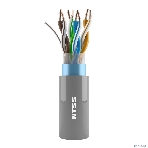 Кабель витая пара NTSS F/UTP 5e 4 пары одножильный 24AWG медь 305м внутренний нг(А)-HF (LSZH) серый NTSS-IN-FUTP4-5e-LSZH-GY, фото3