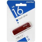 Флешка USB SmartBuy CLUE Burgundy (SB16GbCLU-BG), 16Gb, USB 2.0, R/W 20/10, красный, фото6