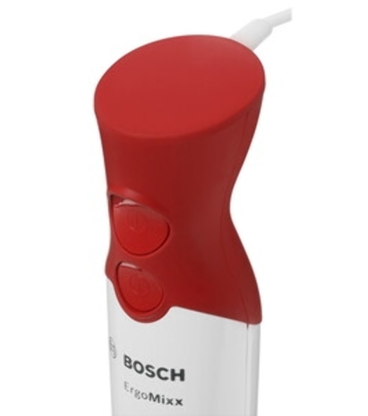 Блендер погружной Bosch MSM 64010 красный, 450 Вт, 2 скорости, турбо
