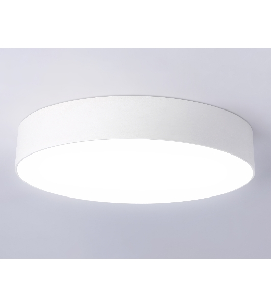 Потолочный светодиодный светильник Ambrella light FV5532 WH белый LED 60W 4200K D500*58 (Без ПДУ)