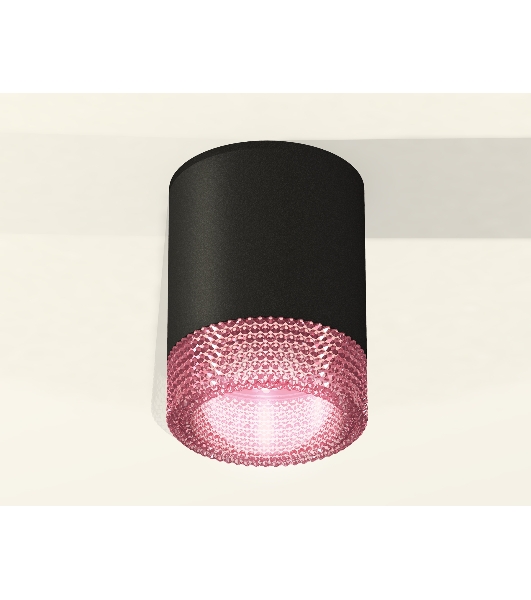 Светильник Ambrella Light XS6302042 SBK/PI черный песок/розовый MR16 GU5.3 (C6302, N6152)