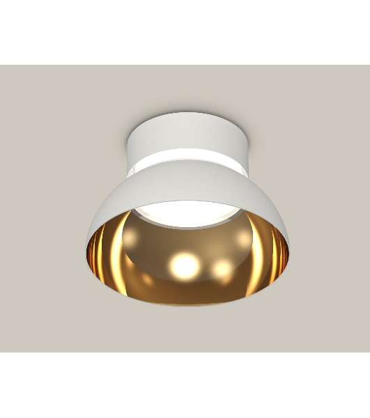 Светильник Ambrella Light XS8101036 SWH/PYG/CL белый песок/золото желтое полированное/прозрачный GX53 (C8101, N8144)