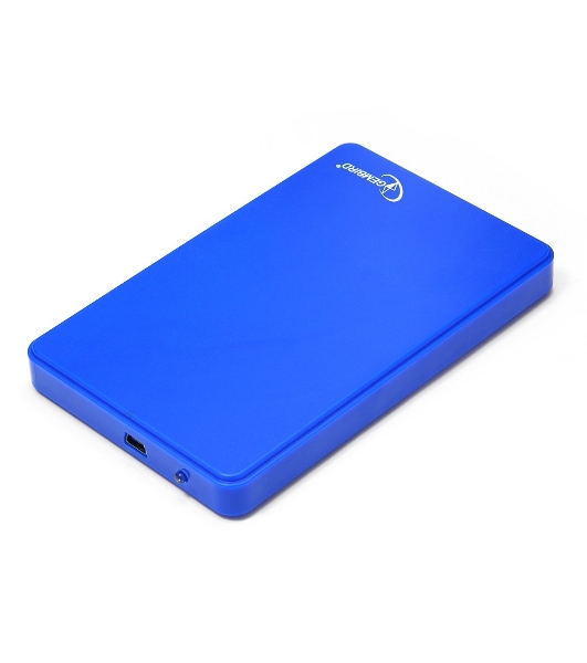 Контейнер для HDD Gembird EE2-U2S-40P-B Внешний корпус 2.5' EE2-U2S-40P-B, синий, USB 2.0, SATA, пластик