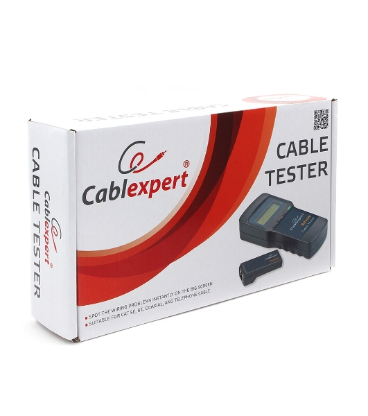 Цифровой тестер LAN Cablexpert NCT-3, для RG-45, RG-58, RJ-12,11