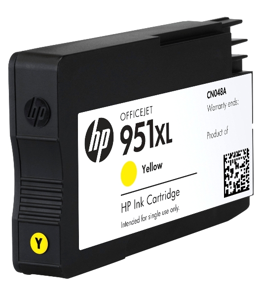 Картридж струйный HP 951XL CN048AE желтый для HP OJ Pro 8100/8600 (1500 стр.)