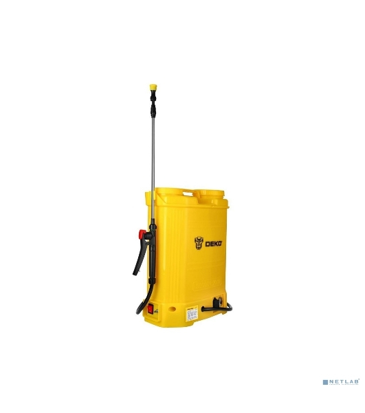 Опрыскиватель Deko DKSP10 16л желтый (065-0954)