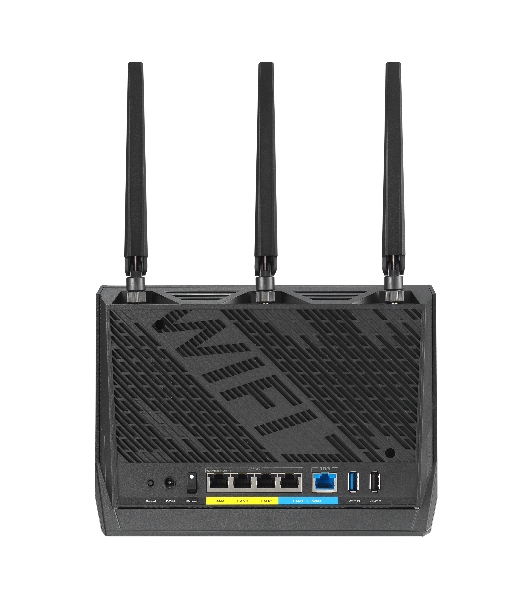 Маршрутизатор ASUS RT-BE86U, черный/красный, 90IG08W0-MO9A0V