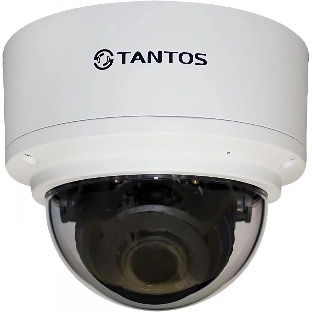 Уличная 2 мегапиксельная купольная антивандальная IP-камера Tantos TSi-Ve25VPA 2.8-12 мм