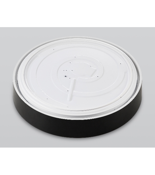 Потолочный светодиодный светильник Ambrella light FZ1365 BK черный IP20 60W 3000-6500K 490*80 (ПДУ ИК)