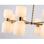 Люстра Ambrella light LH56095/16 BS/FR латунь/белый матовый E14*16 max 40W D860*510, фото4