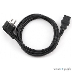 Кабель питания Cablexpert PC-186-1-3M, 3м, Schuko- C13, 3x1кв.мм, черный, с заземлением, пакет, фото8