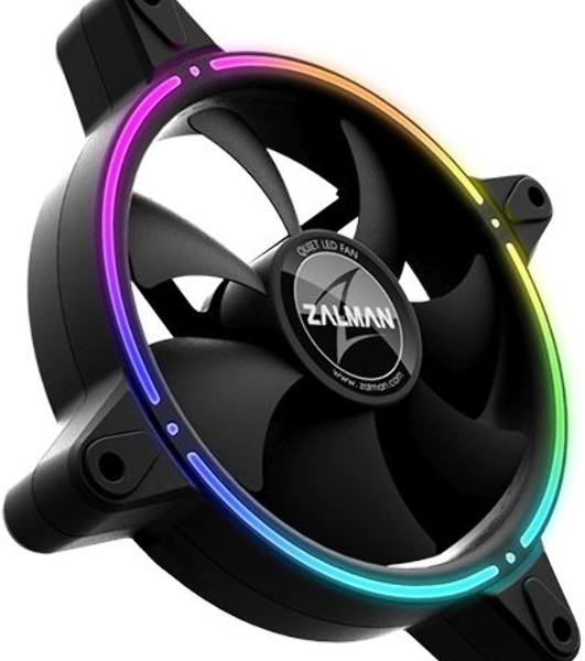Вентилятор для корпуса Zalman ZM-RFD120A черный, 120 мм, 1500 об/мин, 25.6 дБ, 3 pin