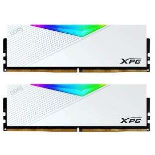 Оперативная память XPG Lancer, DDR5, 64GB (2x32GB), 6000MHz, CL30, DIMM, с радиаторами, белый