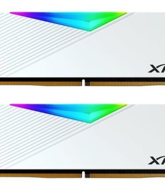 Оперативная память XPG Lancer, DDR5, 64GB (2x32GB), 6000MHz, CL30, DIMM, с радиаторами, белый