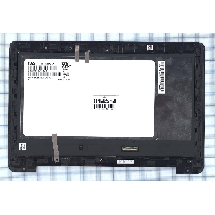 Модуль (матрица + тачскрин) для Asus TP200SA EeeBook E205SA черный с рамкой