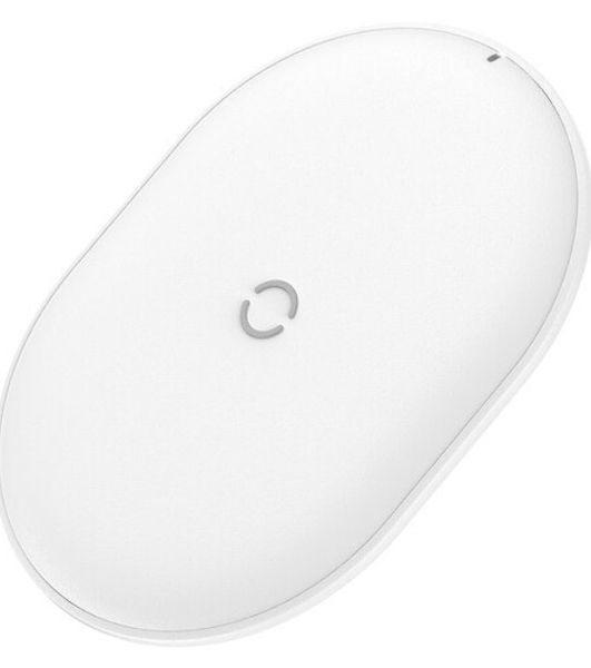 Беспроводное зарядное устройство Baseus WXGD-02 Jelly wireless charger 15W белый