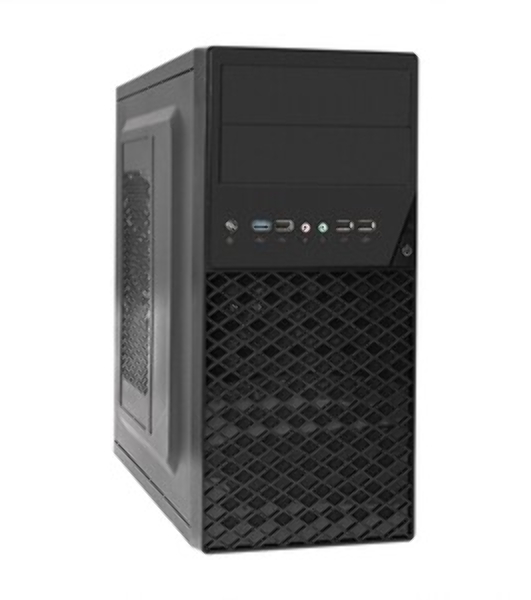 Компьютерный корпус ExeGate EX284031RUS Minitower BA-203U Black, mATX, (AA500, 80мм), 2хUSB+1хUSB 3.0, Audio