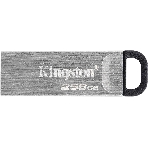 Флешка USB Kingston DataTraveler KYSON (DTKN/256GB), 256Gb, USB 3.2 Gen 1, R/W 200/60, серебристый/черный, фото6