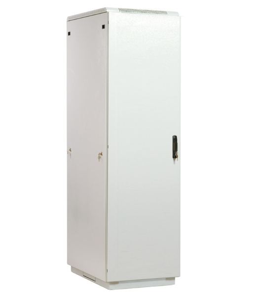 Шкаф телекоммуникационный напольный 42U (600x600) дверь металл (3 места), ШТК-М-42.6.6-3ААА