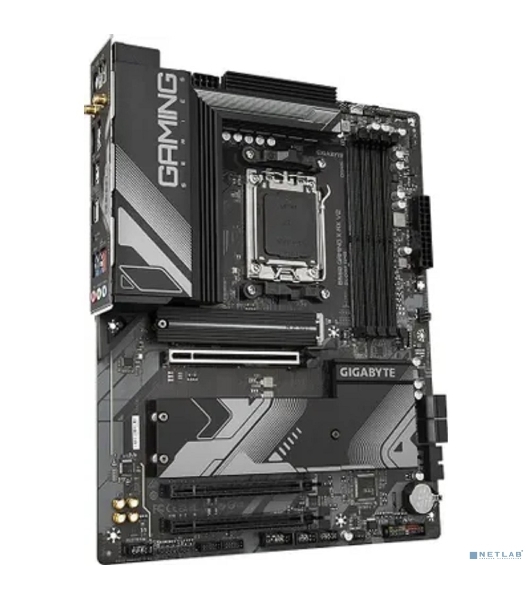 Материнская плата Gigabyte B650 GAMING X AX V2, AM5, AMD B650, 4xDDR5, 4xSATA, 3xM.2, 1xPCI-E 4.0 x16, 2xPCI-E 3.0 x1, 1xUSB-A 3.2 Gen 2, 3xUSB-A 3.2 Gen 1, 1xUSB-C 3.2 Gen 2, 1x 2.5Gb LAN, 3x3.5 мм, 7.1, ATX