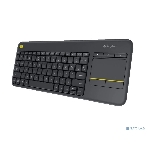 Клавиатура Logitech K400 Wireless Touch Plus беспроводная, радиоканал, чёрный, фото19