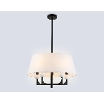 Люстра Ambrella light LH75150/5 BK/FR черный/белый матовый E14*5 max 40W D580*590, фото9