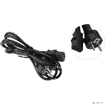 Кабель питания ExeGate Power PC-1,8P (Евровилка Schuko->С13) VDE-250V-3*0.5-CU, 6A, черный, 1.8м, фото2