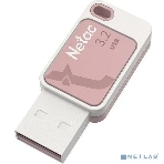 Флешка USB Netac UA31 (NT03UA31N-064G-20PK), 64Gb, USB 2.0, R/W 110/45, розовый/белый, фото4