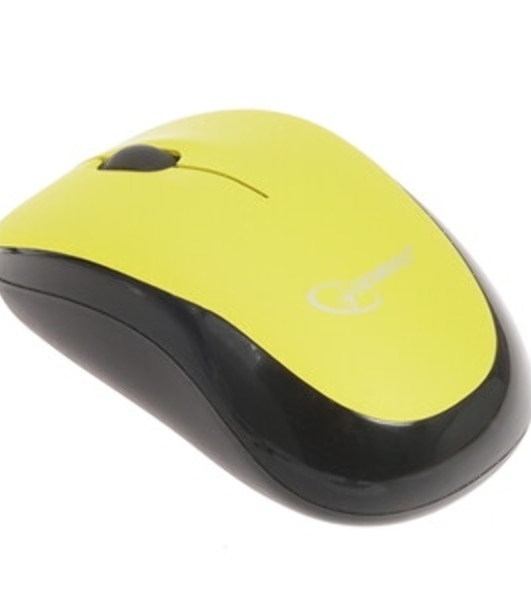 Мышь беспроводная Gembird MUSW-360-LM желтый, 1000 dpi, радиоканал, USB, кнопки - 3