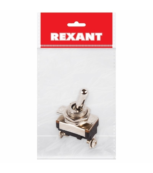 Тумблер Rexant 220V 10А (2c) ON-OFF однополюсныйMini (ASW-23) Индивидуальная упаковка 1 шт